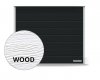 Brama RenoMatic 3000 x 2000 mm, Przetłoczenia M, Woodgrain, kolor CH 703 antracytowy z efektem metalicznym + prowadzenie Z