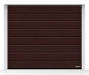 Brama LPU 42 5000 x 2250 mm, Przetłoczenia M, Decograin, Rosewood + prowadzenie N