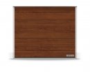 Brama RenoMatic 2375 x 2125 mm, Przetłoczenia M, Decocolor, Dark Oak + prowadzenie Z
