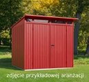 Domek ogrodowy z dachem dwuspadowym „Berry” model „Classic” typ 1