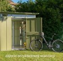 Domek ogrodowy z dachem dwuspadowym „Berry” model „Classic” typ 1