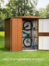 Domek ogrodowy z dachem dwuspadowym „Berry” model „Classic” typ 1