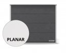 Brama RenoMatic 2750 x 2125 mm, Przetłoczenia L, Planar, kolor CH 703 Matt deluxe antracytowy z efektem metalicznym + prowadzenie Z