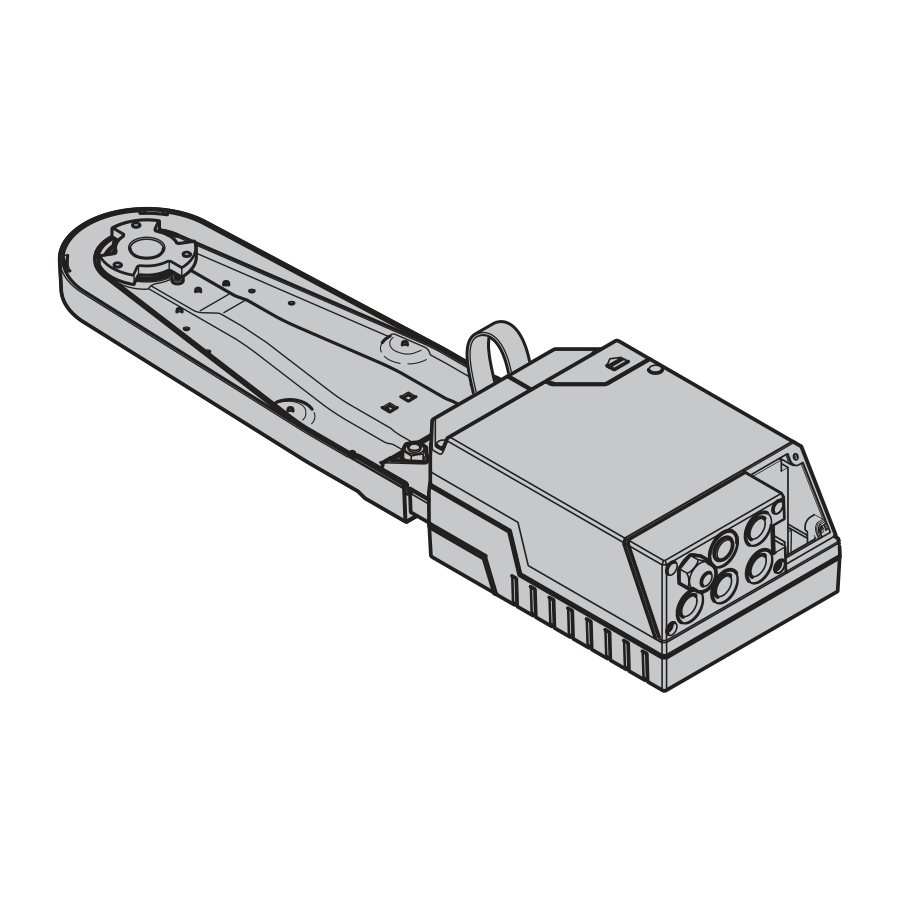 Napęd WA 300 S4, do prowadzenia N1, z adapterem łańcucha, WE i = 2