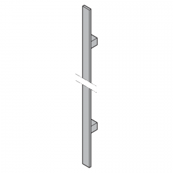 Uchwyt HOE 620, 1000×40×10 mm, 600 mm