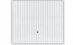 Brama uchylna Pearl N 80, 2375 x 2000, Pearlgrain, kolor biały RAL 9016