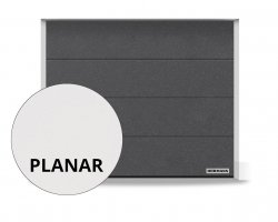 Brama RenoMatic 3000 x 2250 mm, Przetłoczenia L, Planar, kolor CH 703 Matt deluxe antracytowy z efektem metalicznym + prowadzenie Z