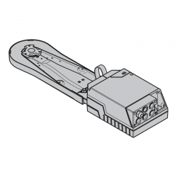Napęd WA 300 S4, do H4, HU4 (LH – RM ≤ 1560 mm), V6, VU6 (RM ≤ 2500 mm), prowadzenie N2, z adapterem łańcucha, WE i = 3,6 (rozryglowanie konserwacyjne)