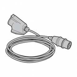 Przedłużacz CEE-16A 230 V, długość 8000 mm