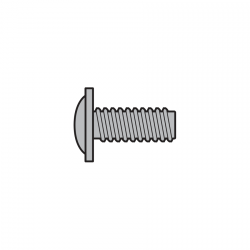 Śruba z łbem płaskim M6 × 16, gniazdo TORX