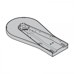 Adapter łańcucha 1:5,3 do H4, HU4 (LH – RM > 1560 mm), V6, VU6 (RM > 2500 mm), H5, HU5, V7, prowadzenie VU7