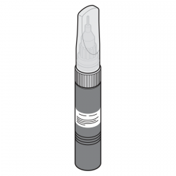 Pisak do lakierowania 25 ml, RAL 9006 półmat