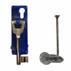 Wkładka pod zamek na klucz zwykły (tworzywo sztuczne), z 1 kluczem, klucz numer 9