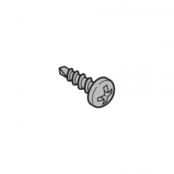 Wkręt samogwintujący B 4,8 × 13 mm