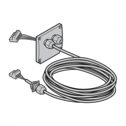 Przewód podłączeniowy silnika 4 × 1,0 mm², długość 4000 mm (nieodpowiedni do FU)