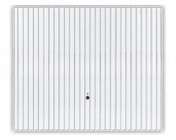 Brama uchylna N80, 2500 x 1920 mm, wzór 902, kolor RAL 9016 biały