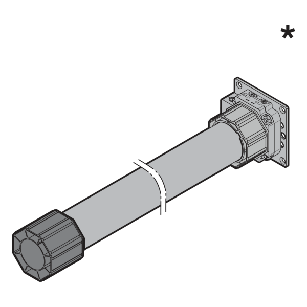 Silnik rurowy z płytką adaptacyjną L60-M05 (60 Nm)