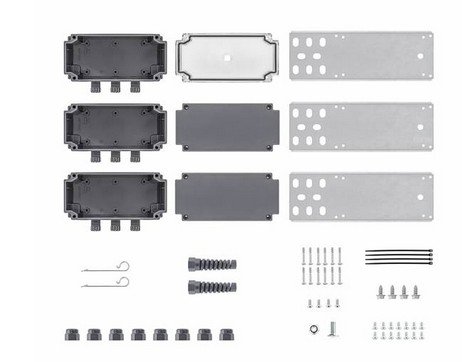 Rezerwowa obudowa SKS do sterowań WA 100 / 200, 3 × pusta obudowa oraz materiał montażowy