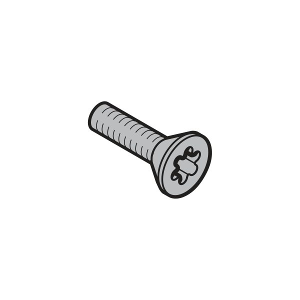 Wkręt z łbem stożkowym płaskim M5 × 16 mm Torx
