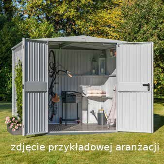 Domek ogrodowy z dachem jednospadowym „Berry” model „Classic” typ 2