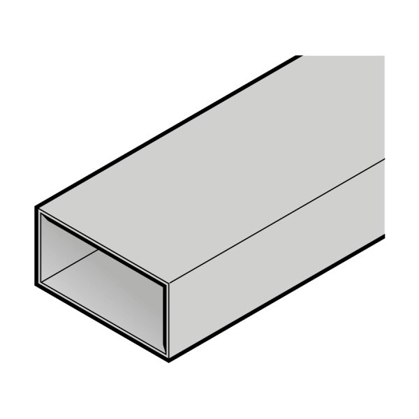 Profil zamknięty 120 × 60 × 2 mm, ocynkowany ogniowo, sprzedaż na metry