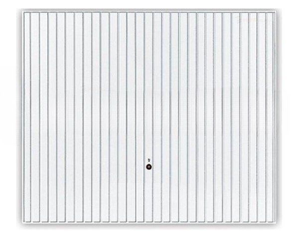 Brama uchylna N80, 2500 x 1920 mm, wzór 902, kolor RAL 9016 biały