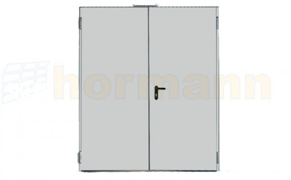 Drzwi wielofunkcyjne stalowe MZ, 2-skrzydłowe, 1500 x 2000