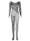 OBSESSIVE F210 BODYSTOCKING CZARNE WZORZYSTE 50005-3