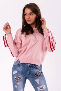 BLUZA -PUDROWY RÓŻ 46027-3