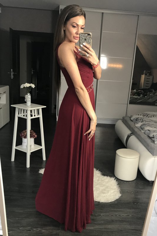 EVA&LOLA SUKIENKA OBERŻYNA 44003-4