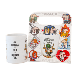 Kubek ceramiczny w ozdobnym opakowaniu z napisem Potwornie dobry żołnierz - żołnierz