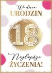 Karnet W Dniu 18 Urodzin