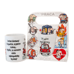Kubek ceramiczny w ozdobnym opakowaniu z napisem Tak wygląda najlepszy kierowca - kierowca
