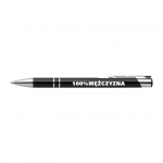 Długopis z nadrukiem '100% mężczyzna'