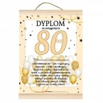 Dyplom dla niej za osiągnięcie 80 lat