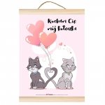 Dyplom dla zakochanych Kocham Cię mój koteczku