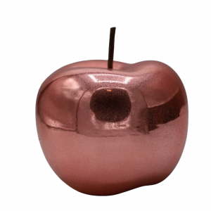 JABŁKO CERAMICZNE SUGAR PINK ŚREDNIE 12x12x12 cm