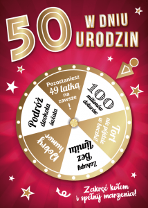 Karnet W Dniu 50 Urodzin
