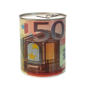 SKARBONKA METALOWA 50 EURO