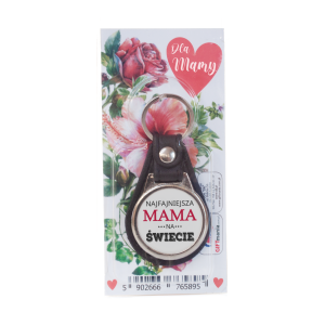 Brelok żelowy w dedykowanym opakowaniu Najfajniejsza Mama