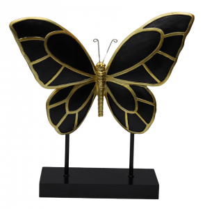 DEKORACJA MOTYL CZARNY 30x9x32,5 cm