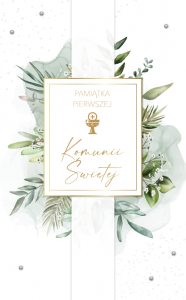 Kartka Pamiątka Pierwszej Komunii Świętej