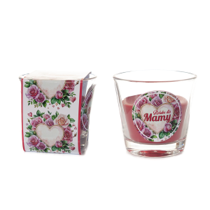 Świeczka zapachowa Relaks dla Mamy . 120g. zapach jagoda.