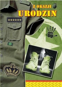 Karnet okolicznościowy z kopertką 'Z okazji Urodzin'