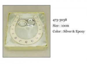 Podkowa obrączki 10×0,5×10,5 cm