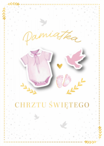 Kartka z kopertą Pamiątka Chrztu Świętego