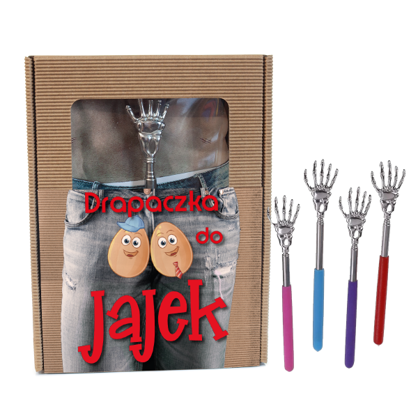 Drapaczka do jajek w ozdobnym opakowaniu eco. 