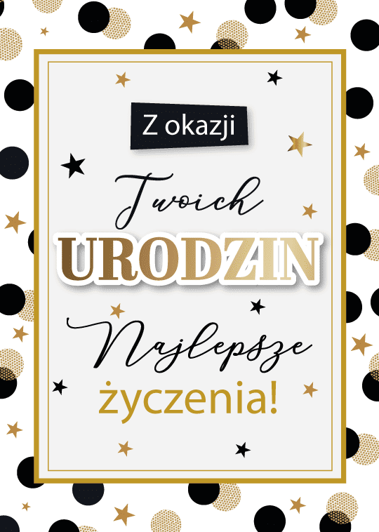 Karnet Z Okazji Twoich Urodzin