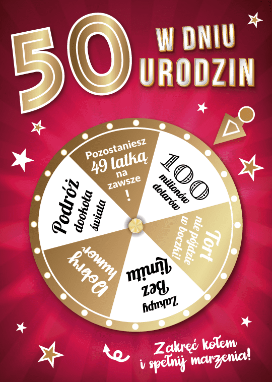 Karnet W Dniu 50 Urodzin
