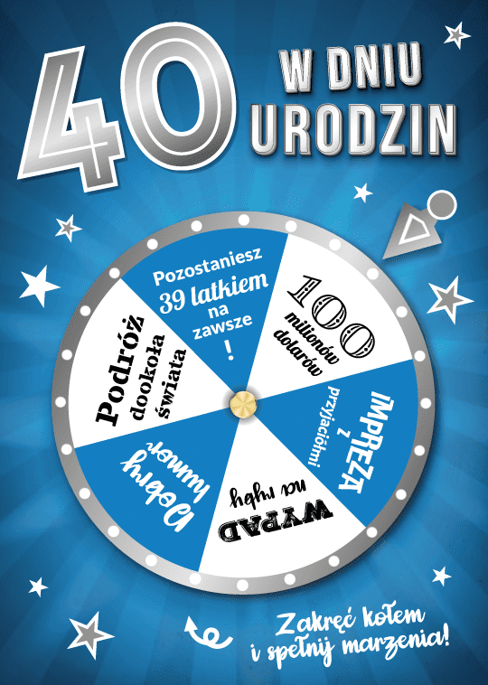 Karnet W Dniu 40 Urodzin